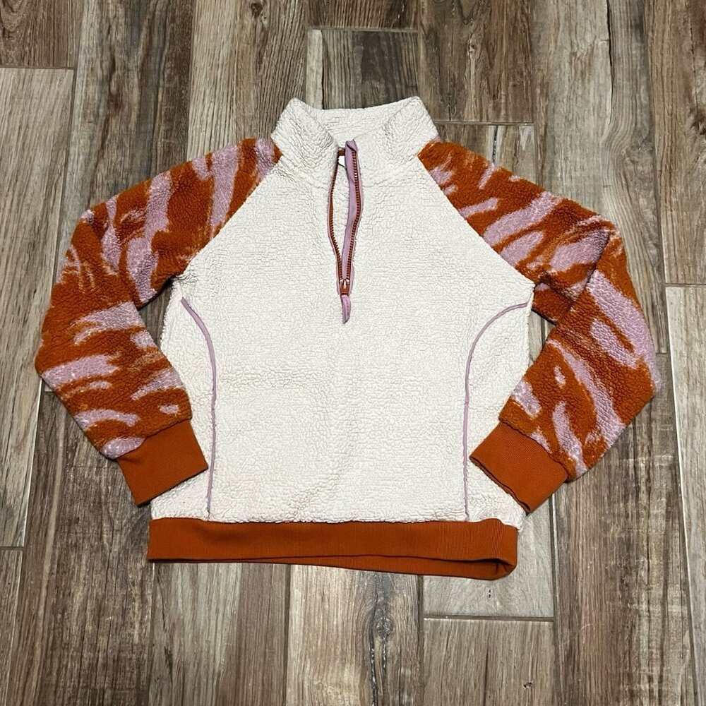 Athleta GirlsSo Snug Sherpa Fleece Half-Zip Pullover
